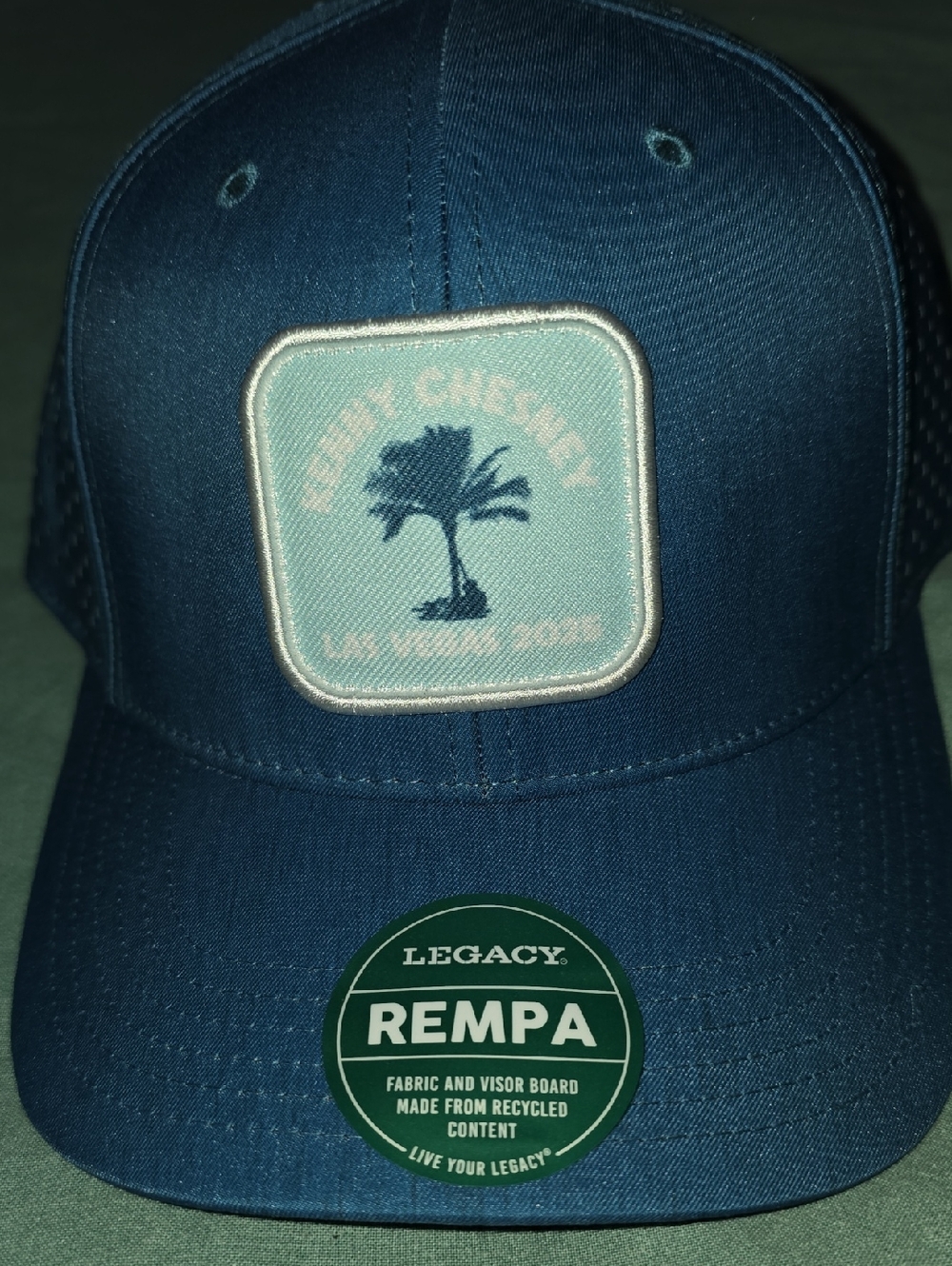 +Kenny Chesney Las Vegas 2025 Legacy Black and White Branded Cap Interior